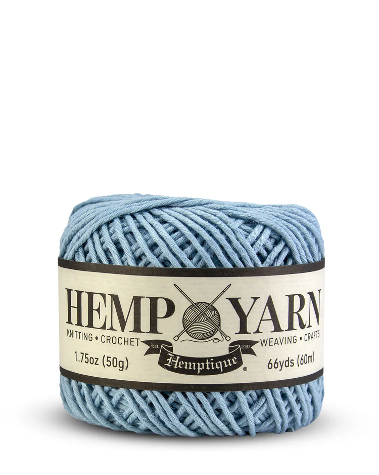 HEMP YARN BALL - SKY BLUE
