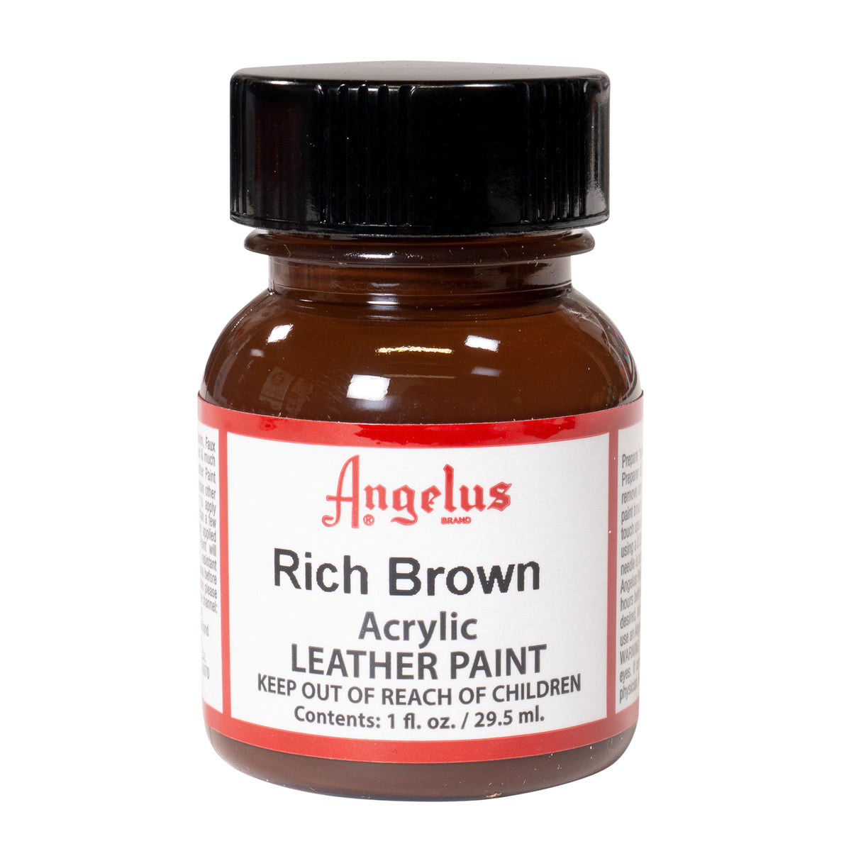 LEATHER PAINT 1oz RICH BROWN