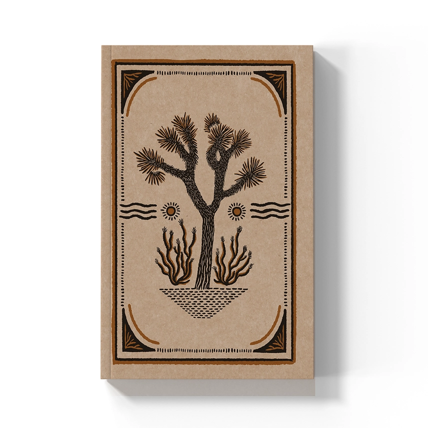 LAYFLAT KRAFT JOURNAL NOTEBOOK - DESERT SUNRISE