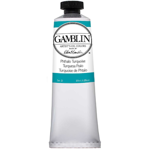 GAMBLIN ARTIST'S OIL COLOR PHTHALO TURQUOISE 37ml