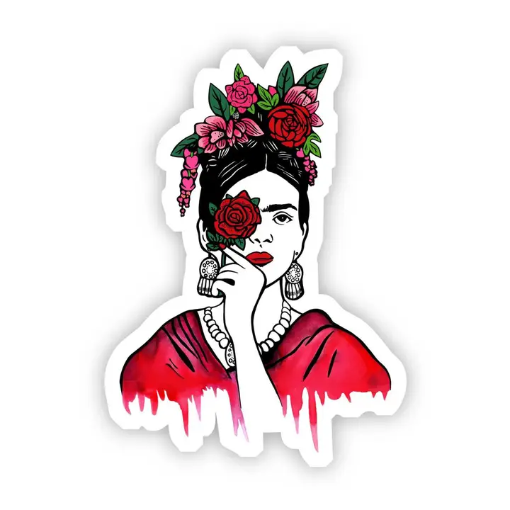 STICKER - FRIDA KAHLO ROSES