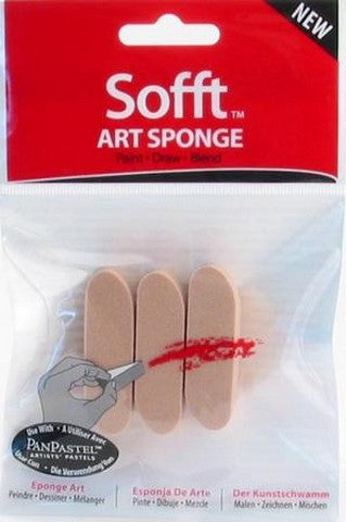 SOFFT SPONGE BAR ROUND 3PK
