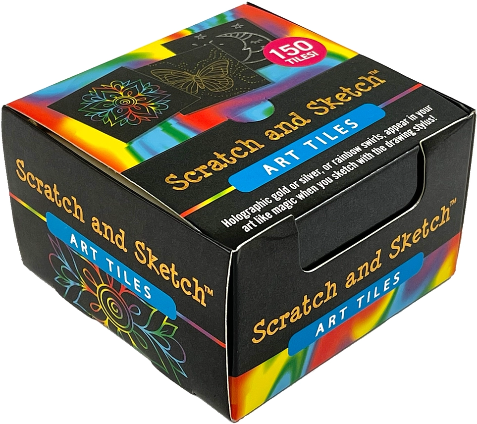SCRATCH AND SKETCH ART TILES