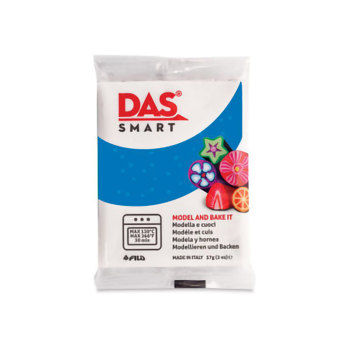 DAS SMART CLAY 2oz BLUE GLITTER