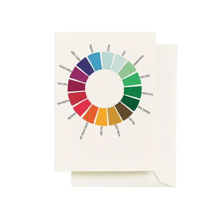 SELTZER CARD - COLOR WHEEL HOLIDAY