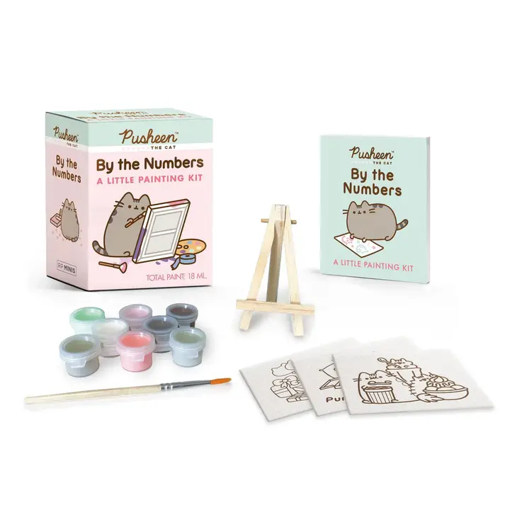 PUSHEEN BY THE NUMBERS A LITTLE PAINTING KIT