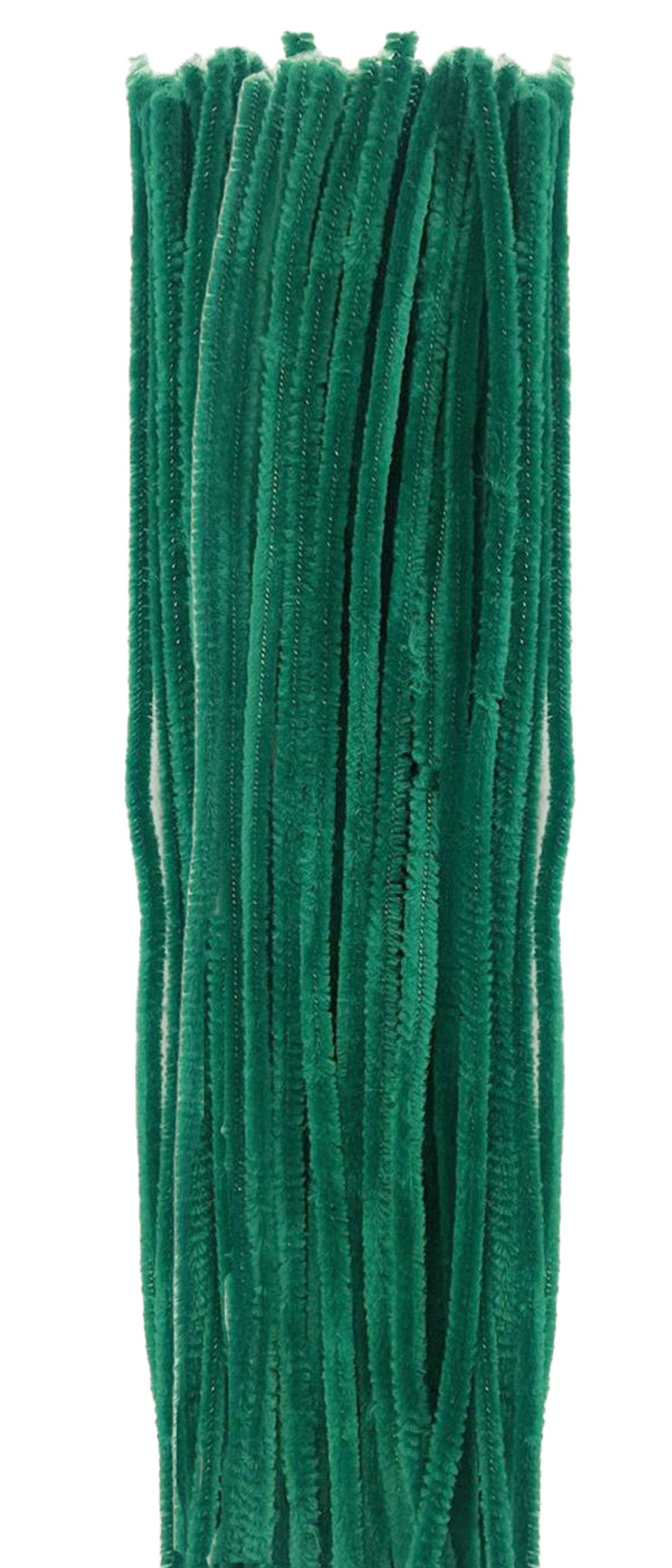 CHENILLE STEMS 11.8" X 0.24" PACK OF 25 - DARK GREEN