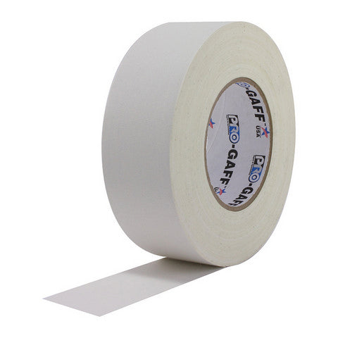 PRO GAFFERS CLOTH TAPE WHITE 2 IN X 25 YDS