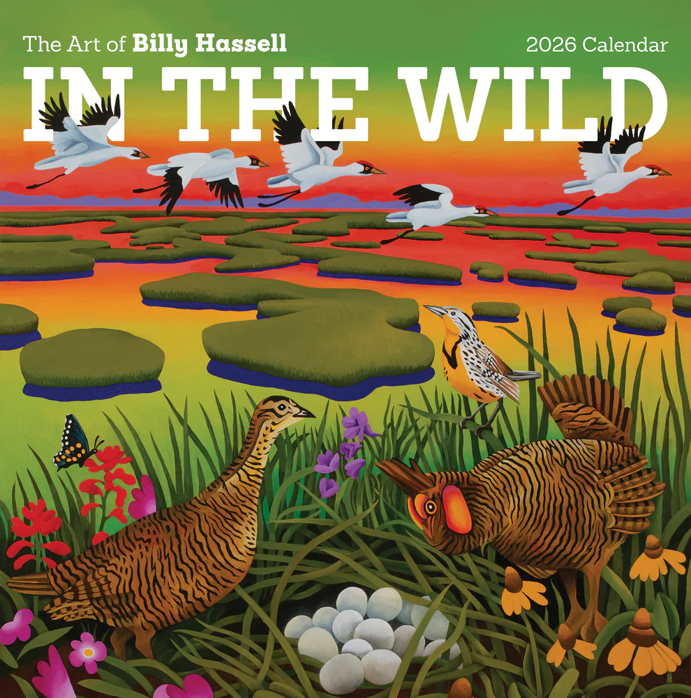 WALL CALENDAR 2026 - IN THE WILD: THE ART OF BILLY HASSELL
