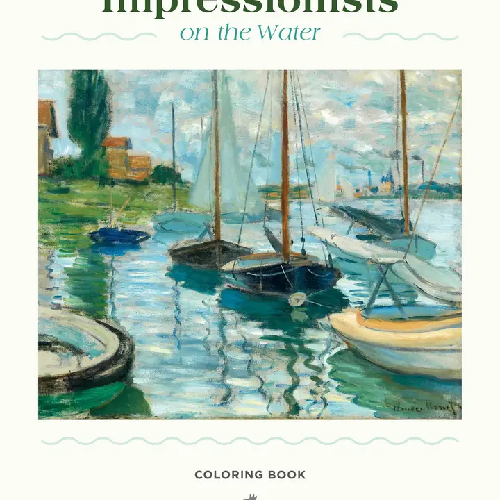 COLORING BOOK- IMPRESSIONISTS ON THE WATER