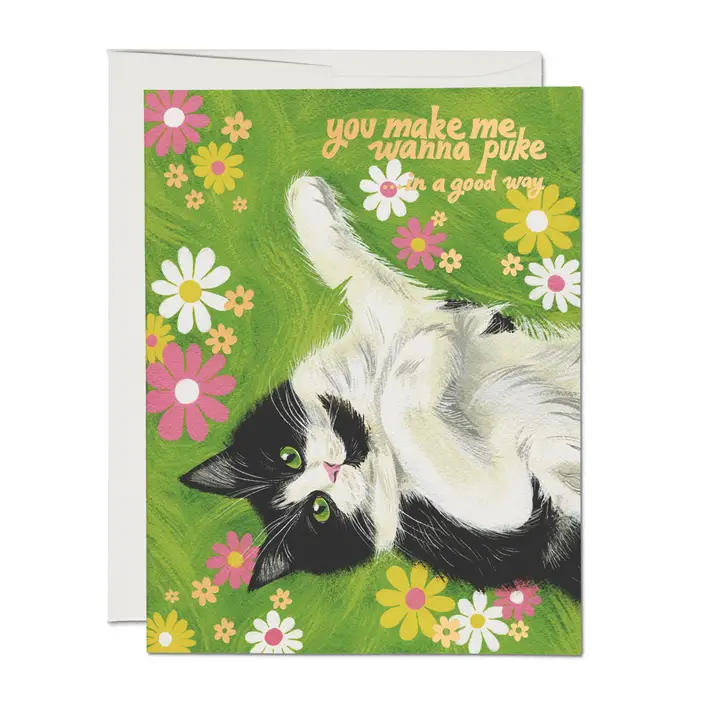 GREETING CARD - NICE KITTY LOVE