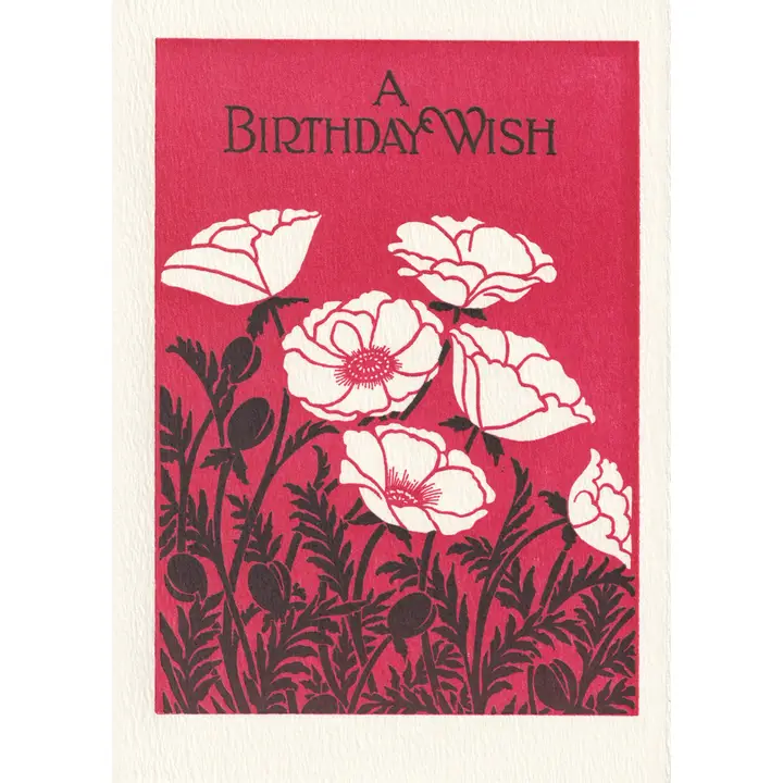 SATURN PRESS CARD -PAPAVER