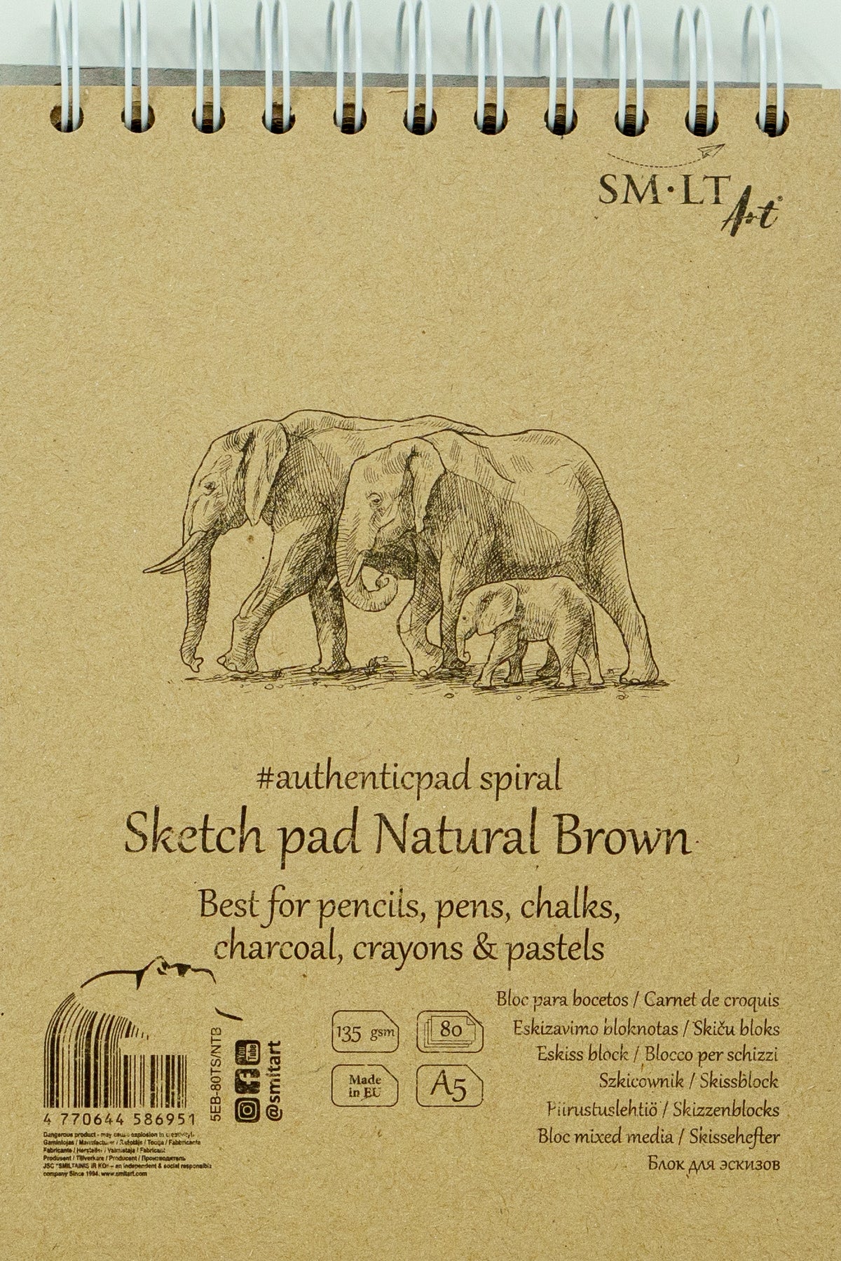 SKETCH PAD - AUTHENTIC BROWN (A5)