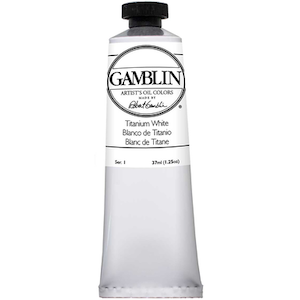 GAMBLIN ARTIST'S OIL COLOR TITANIUM WHITE 37ml