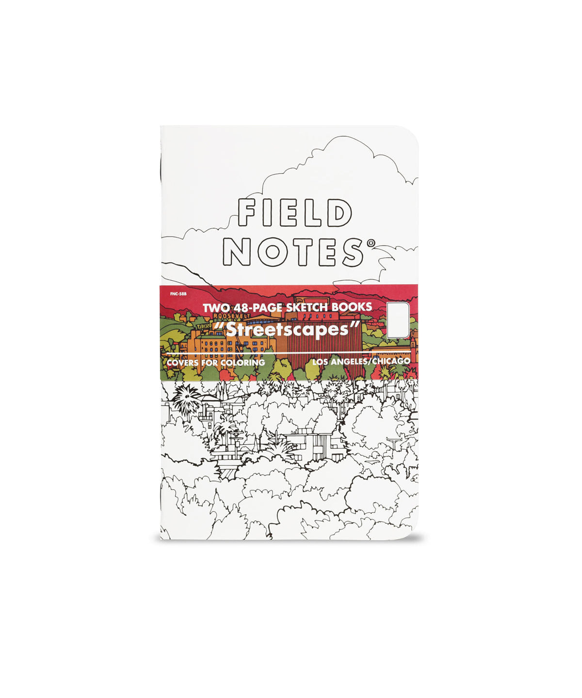 FIELD NOTES, STREETSCAPES :  PACK B -  LOS ANGELES + CHICAGO  (2 PACK)