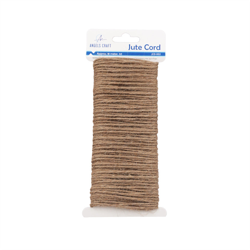 JUTE CORD - NATURAL  20YD