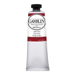 GAMBLIN ARTIST'S OIL COLOR INDIA RED 37ml