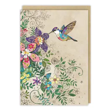 BLAMK CARD - HUMMINGBIRD