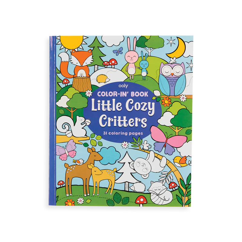 COLOR-IN&#39; BOOK - LITTLE COZY CRITTERS