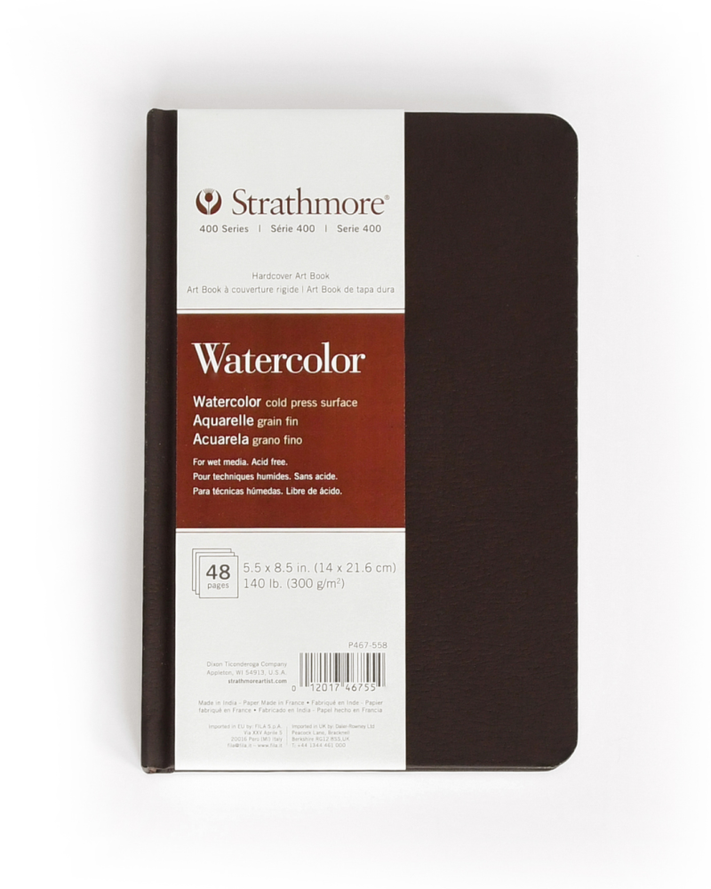 STRATHMORE 400 SERIES SKETCH HARDCOVER HARDBOUND ART BOOK - 5-1/2" X 8-1/2"