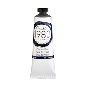 GAMBLIN 1980 OIL COLOR PRUSSIAN BLUE 37ml