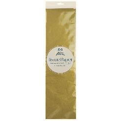 TISSUE PAPER - 5 SHEETS , METALLIC GOLD