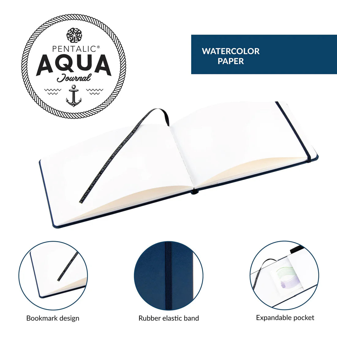 AQUA JOURNAL 140lb 5.5"x5.5"