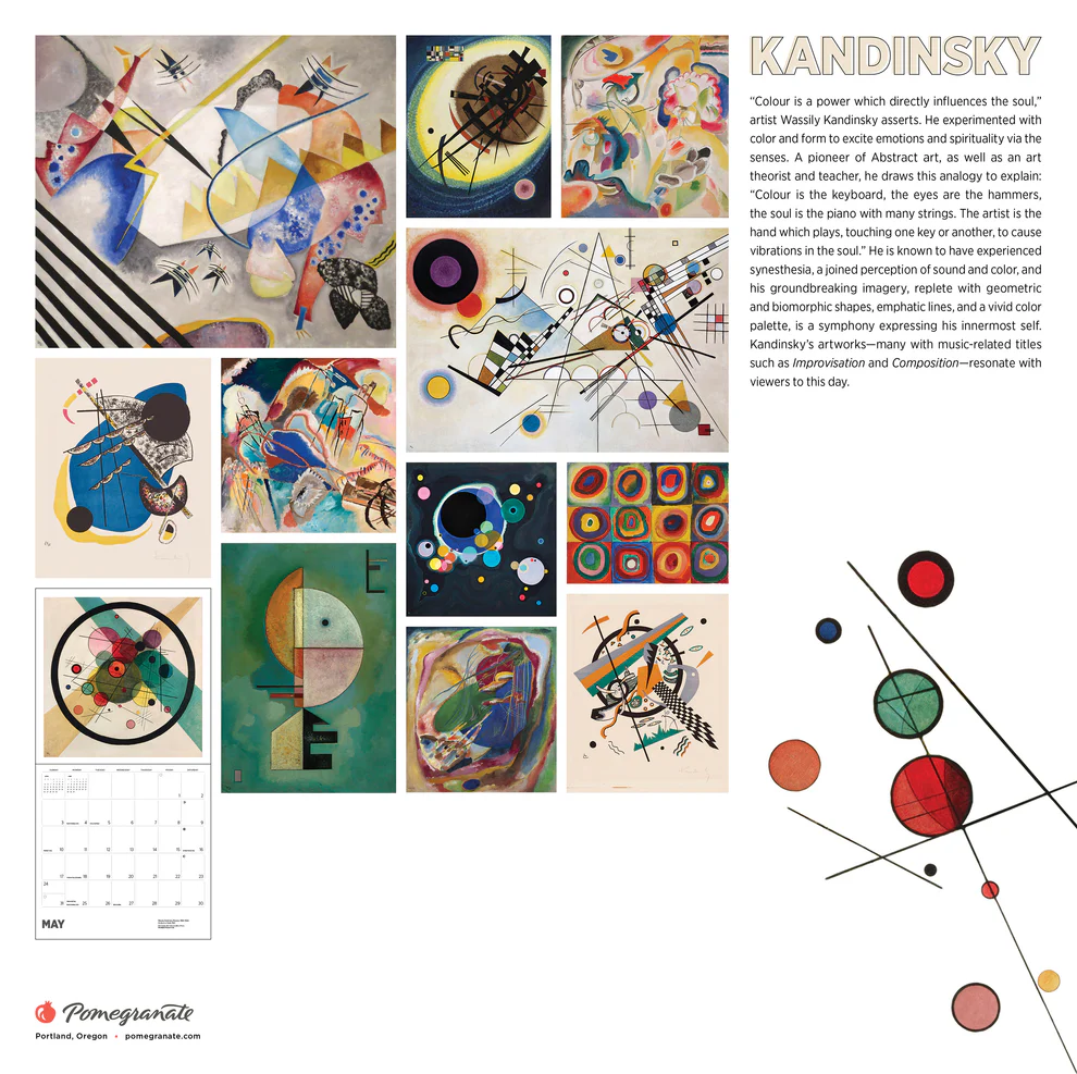 WALL CALENDAR 2026- KANDINSKY