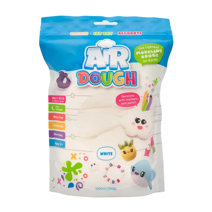 AIR DOUGH - WHITE AIR DRY ULTRA LIGHT CLAY