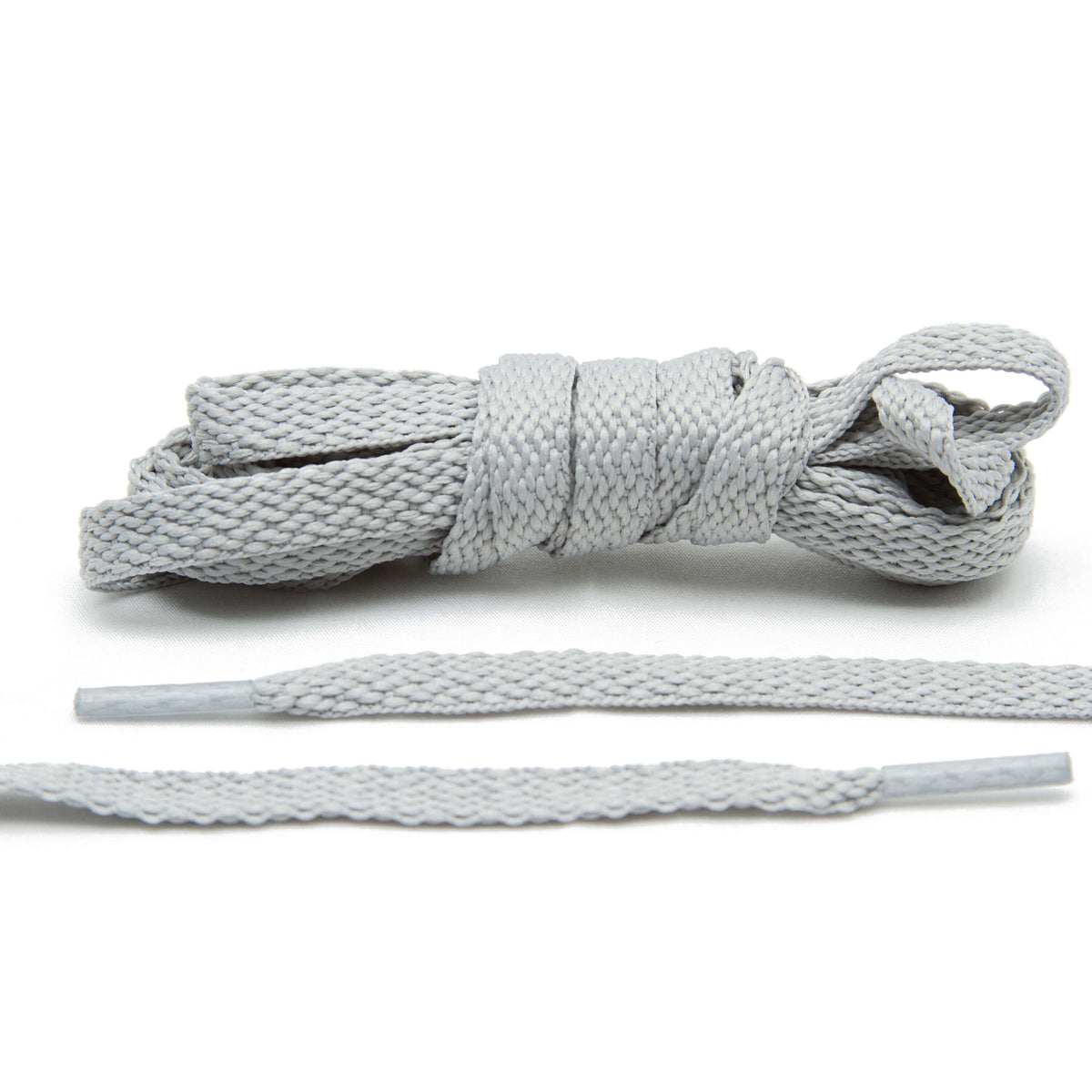 FLAT SHOE LACE LIGHT GREY
