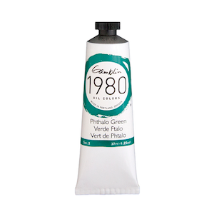 GAMBLIN 1980 OIL COLOR PHTHALO GREEN 37ml