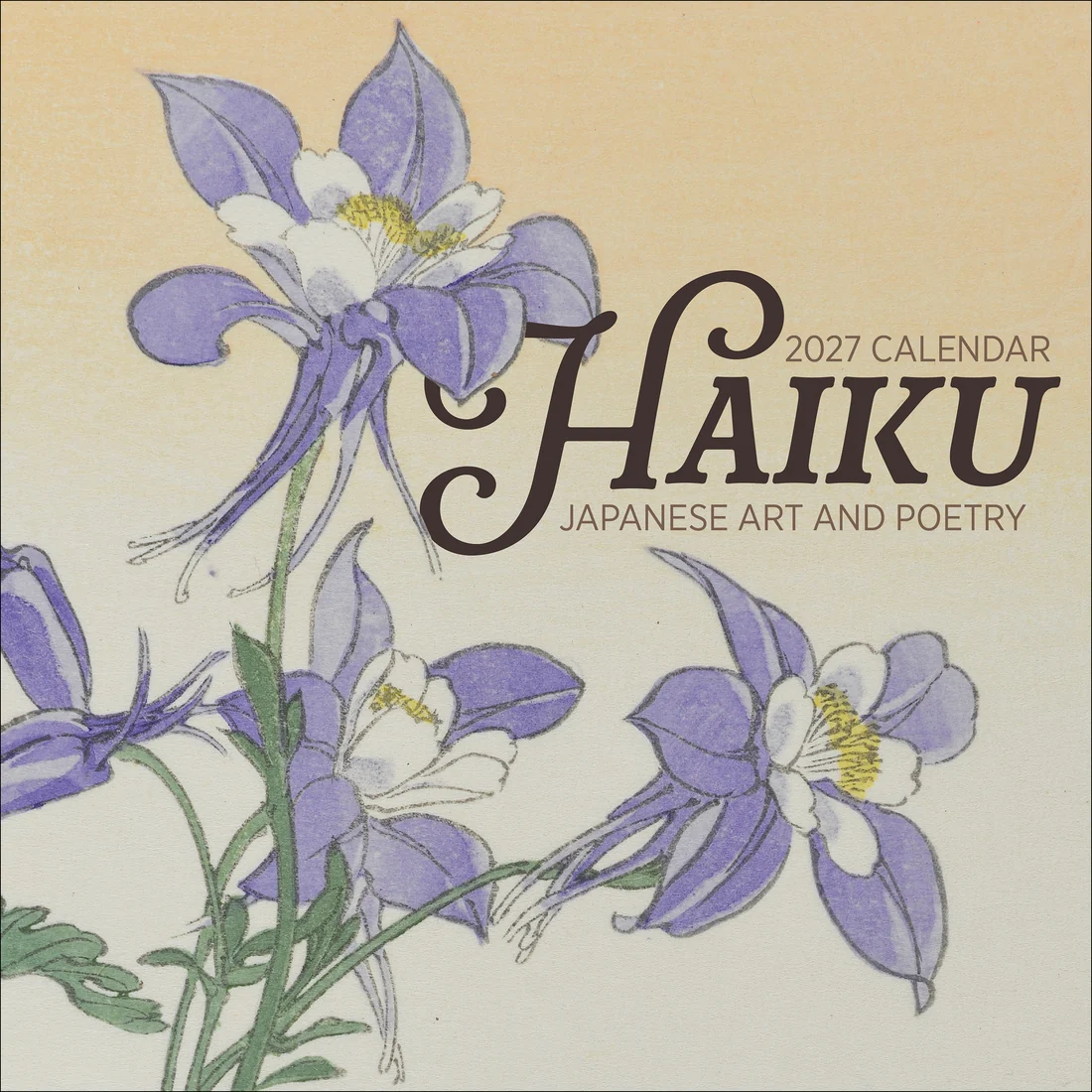 WALL CALENDAR 2027 - HAIKU JAPANESE ART AND POETRY
