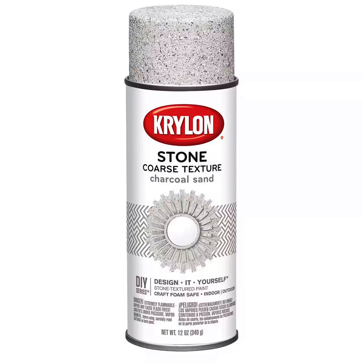 COARSE STONE TEXTURED PAINT CHARCOAL SAND