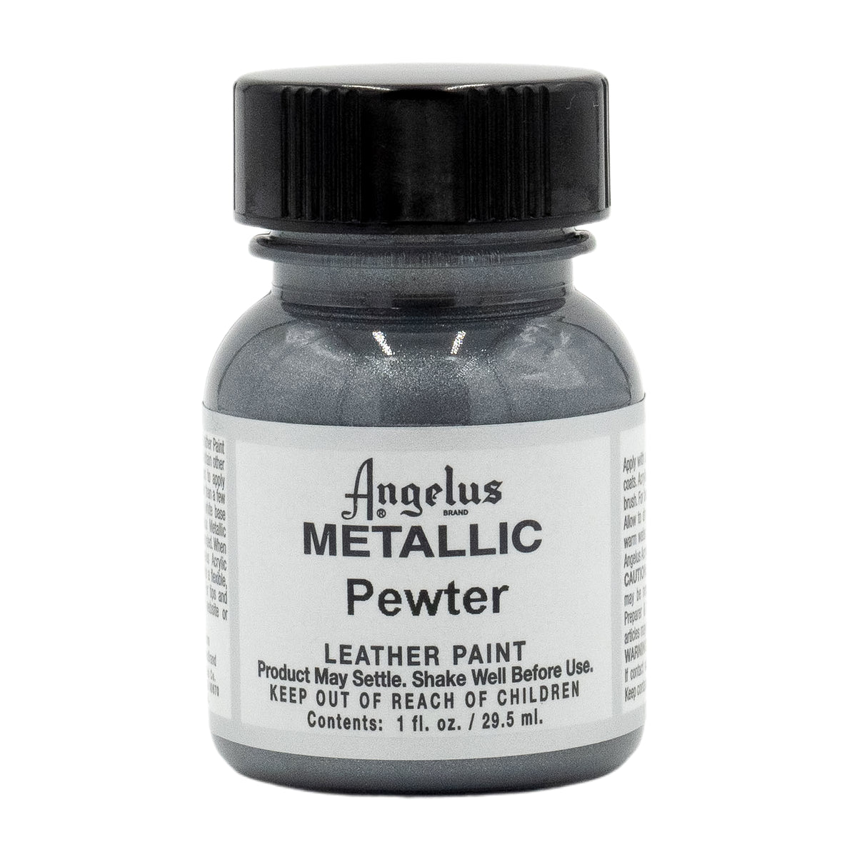 LEATHER PAINT 1oz  METALLIC  PEWTER