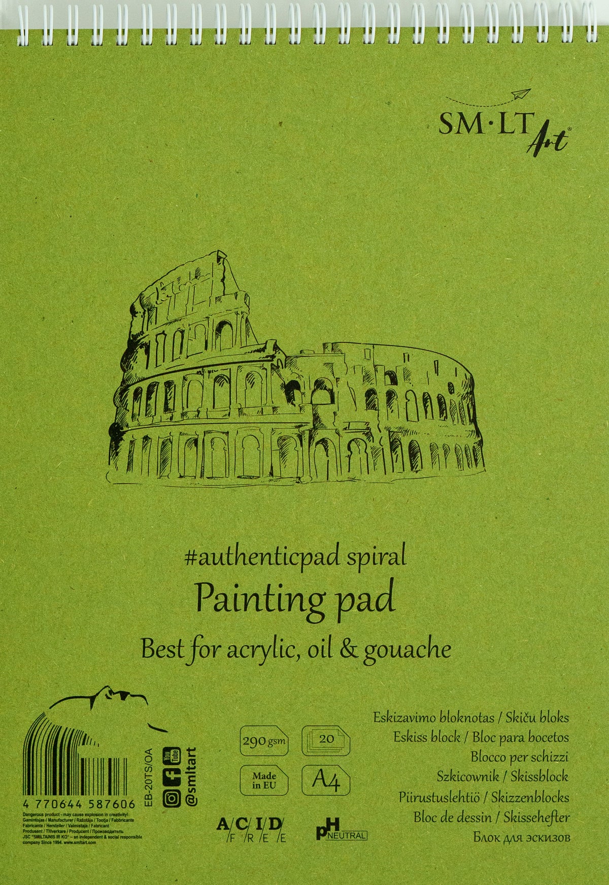 PAINTING PAD - AUTHENTIC (FOR OIL &amp; ACRYLIC) A4