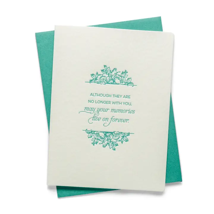 COLOR BOX LETTERPRESS CARD MEMORIES