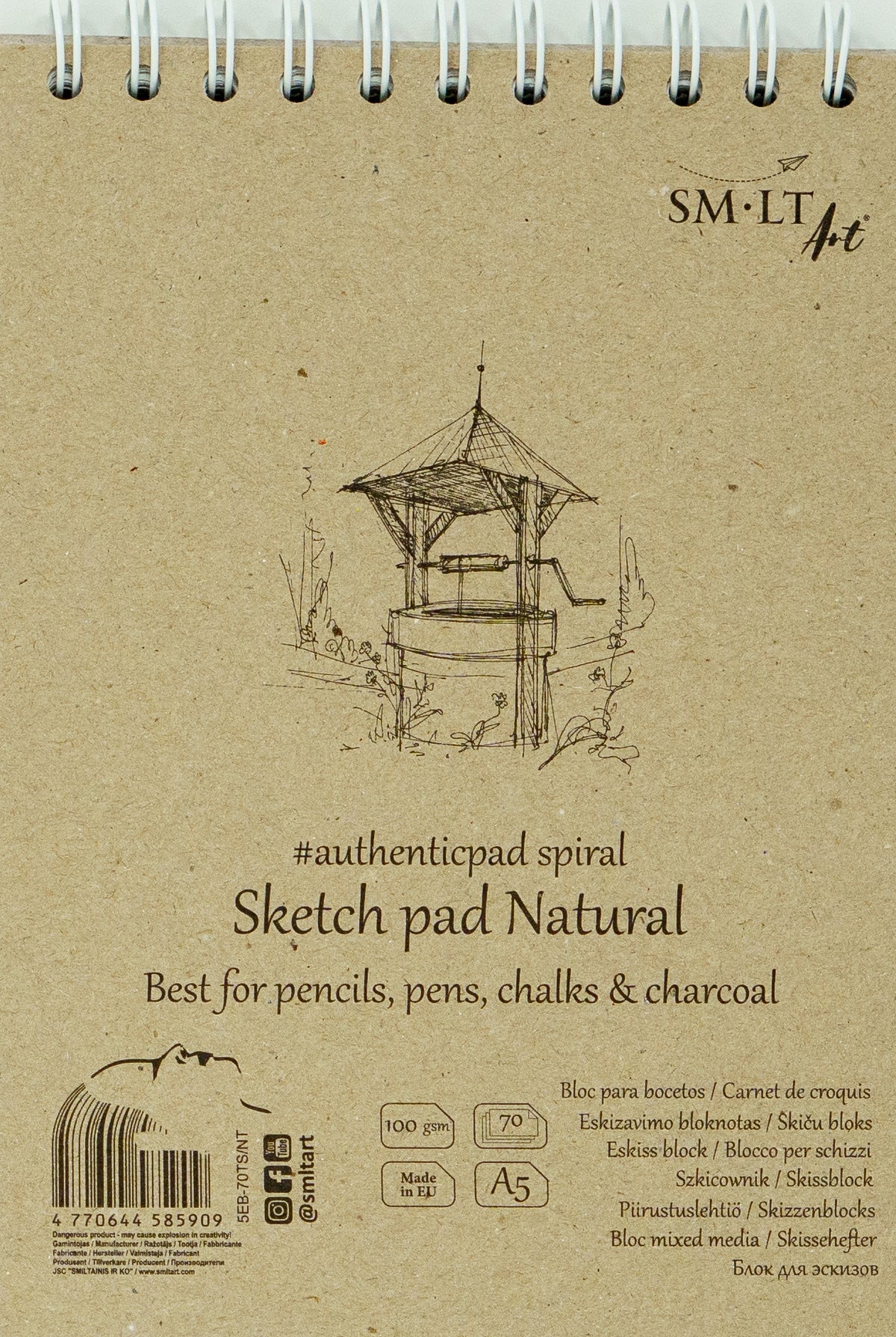 SKTECH PADS - AUTHENTIC NATURAL (A5)