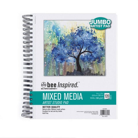 INSPIRED BEE JUMBO MIX MEDIA 9X12