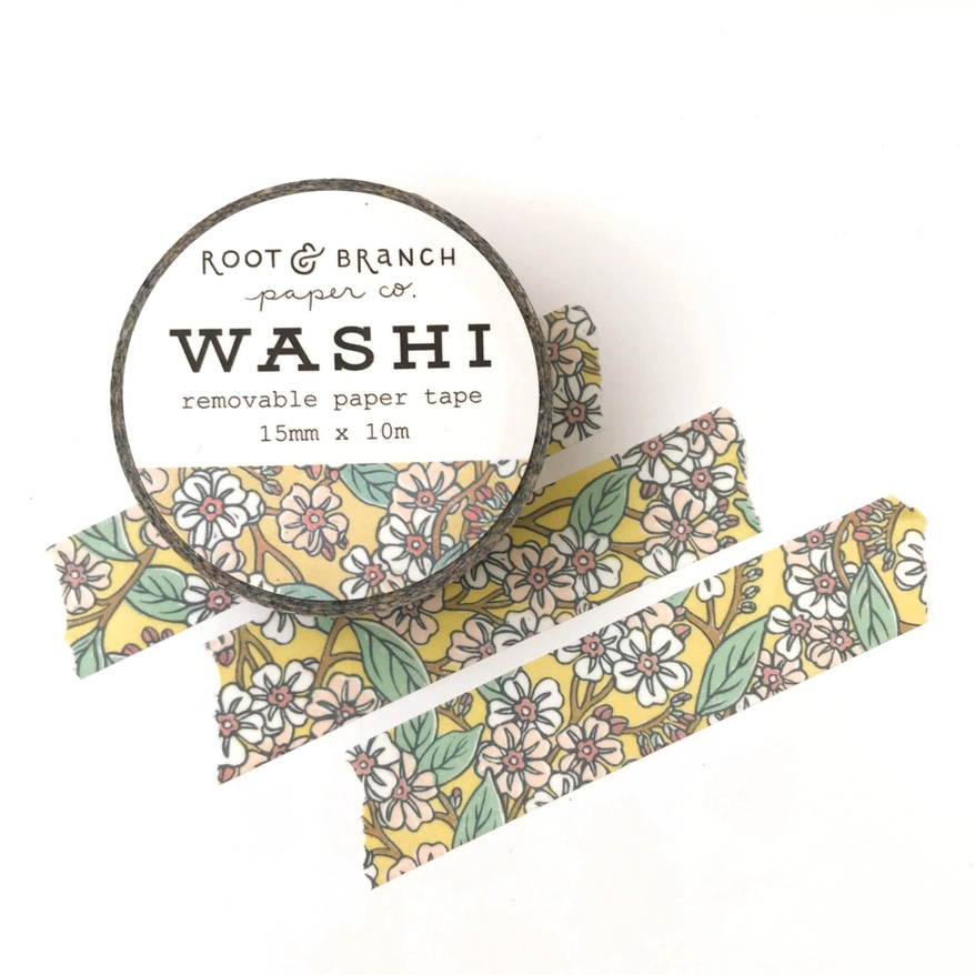 WASHI TAPE - PINK BLOSSOMS