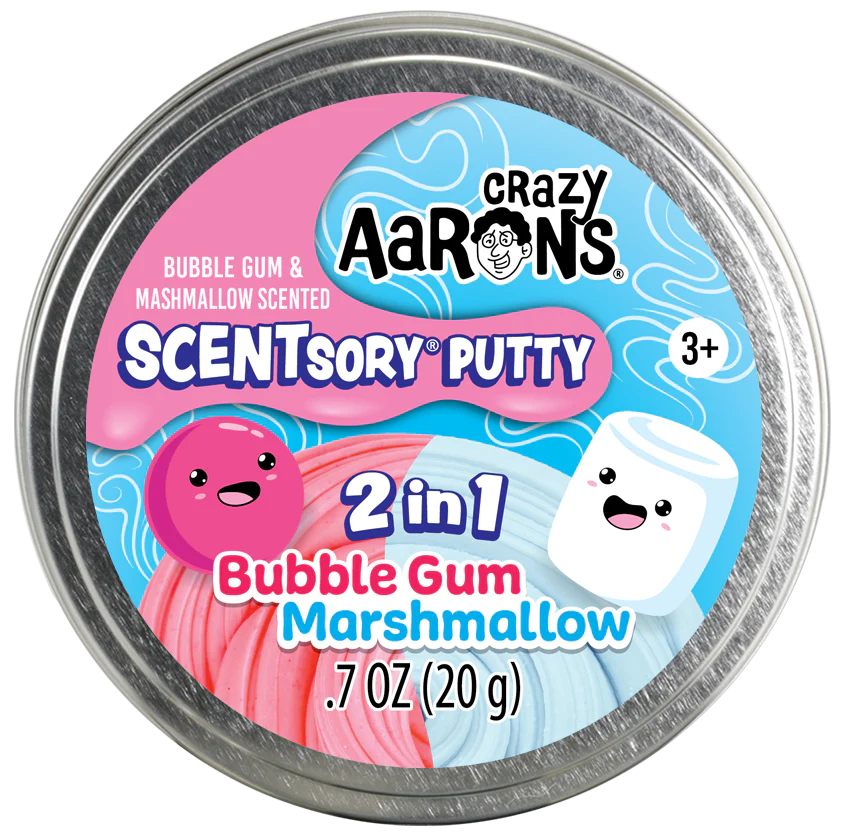 SCENTSORY DUOS PUTTY - BUBBLE GUM AND MARSHMELLOW