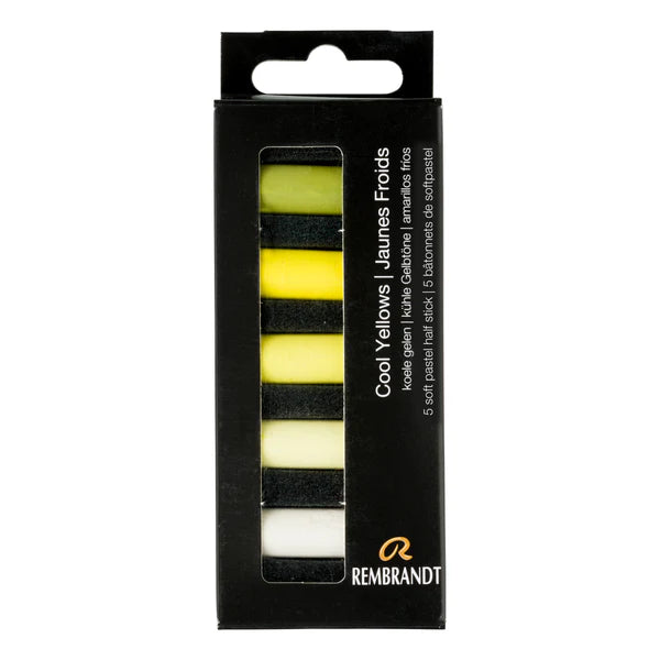 REMBRANDT SOFT PASTEL MICRO SET/5 COOL YELLOW