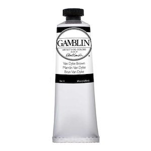 GAMBLIN ARTIST'S OIL COLOR VAN DYKE BROWN 37ml