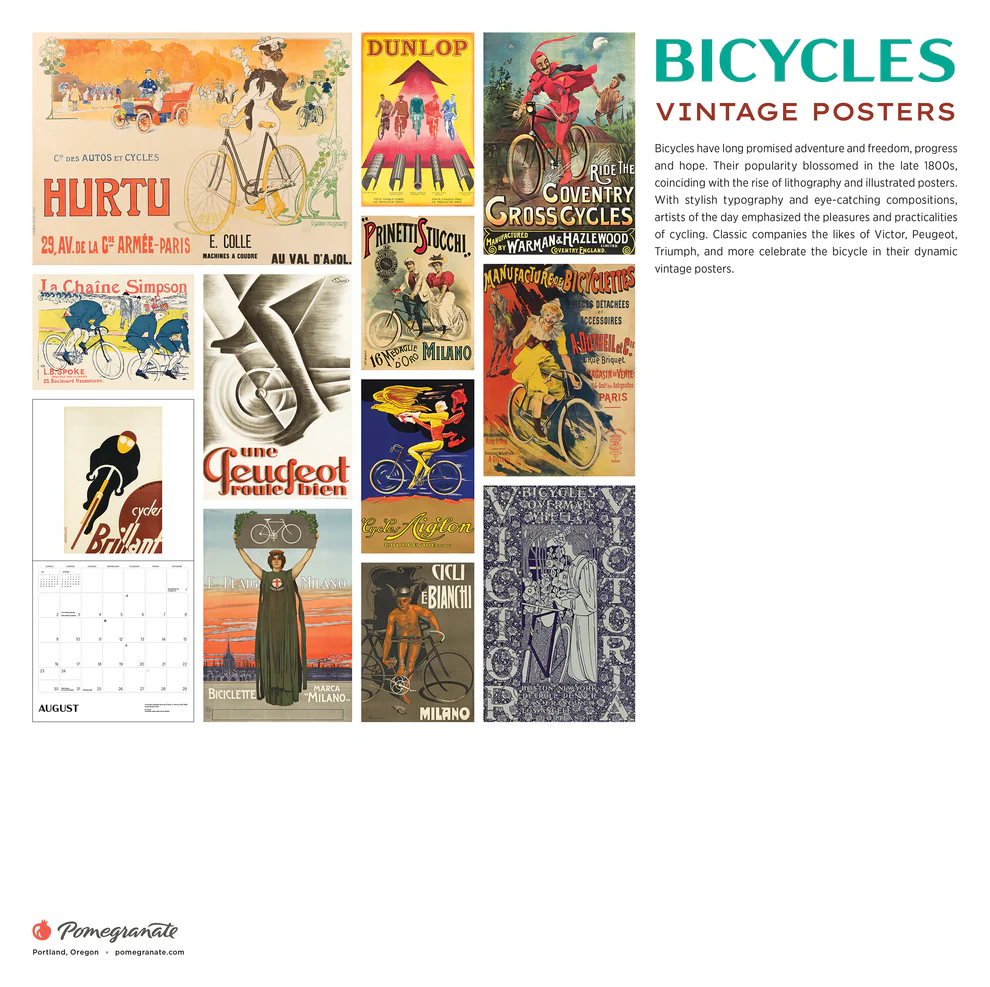 WALL CALENDAR 2026 - BICYCLES