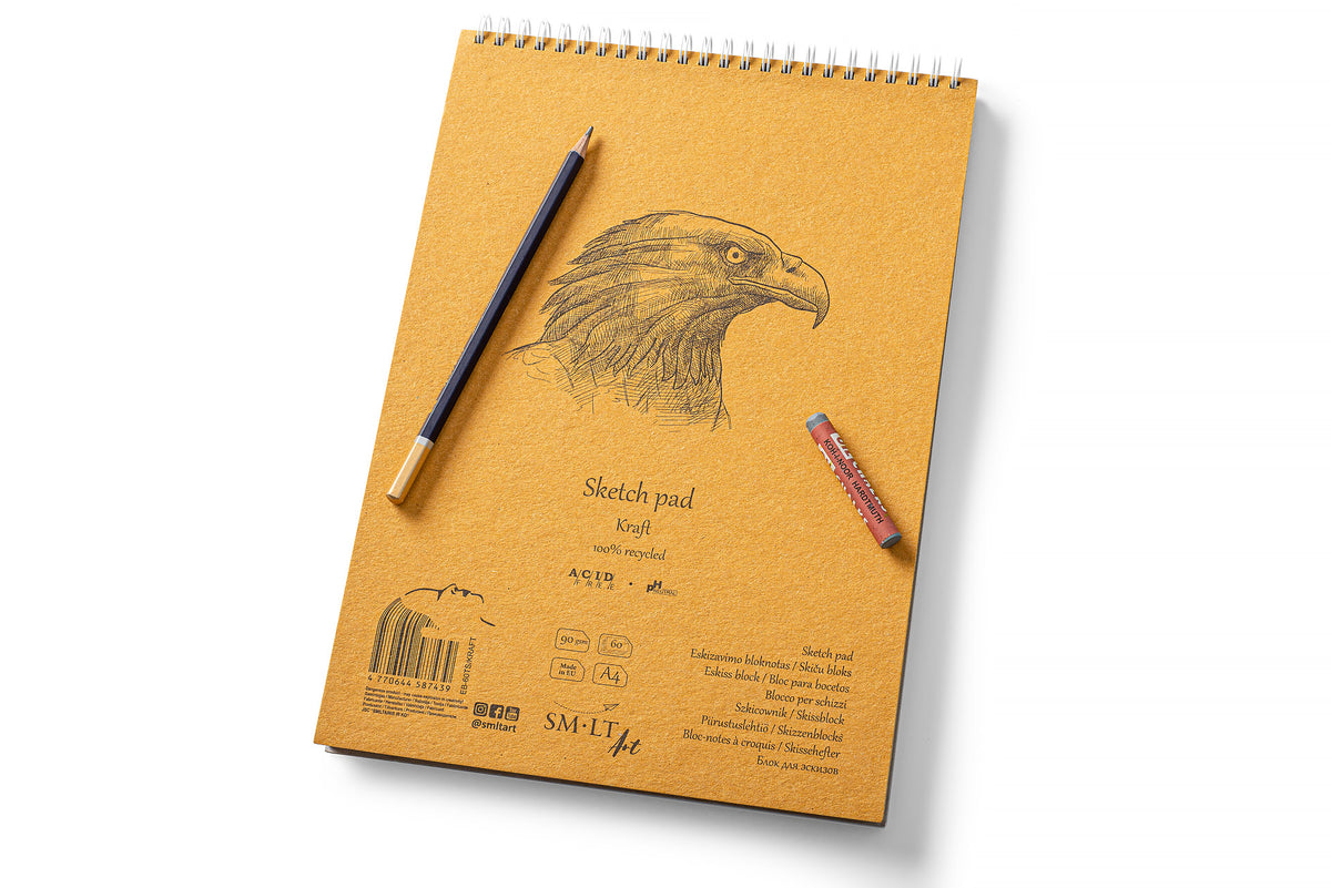 SKETCH PAD - AUTHENTIC, KRAFT  (A4)