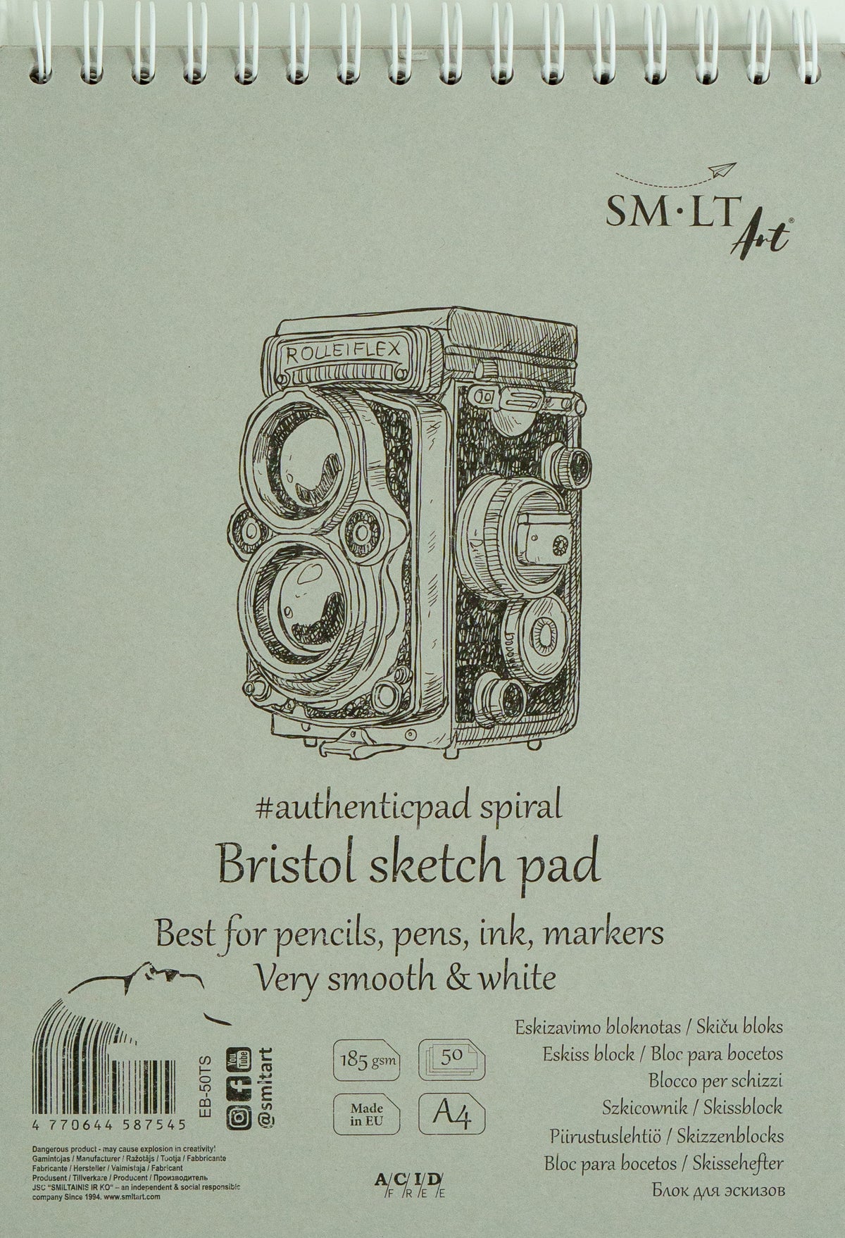 SKETCH PAD - AUTHENTIC BRISTOL (A4)