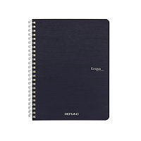 ECOQUA ORIGINAL SPIRAL-BOUND A5 LINED NAVY