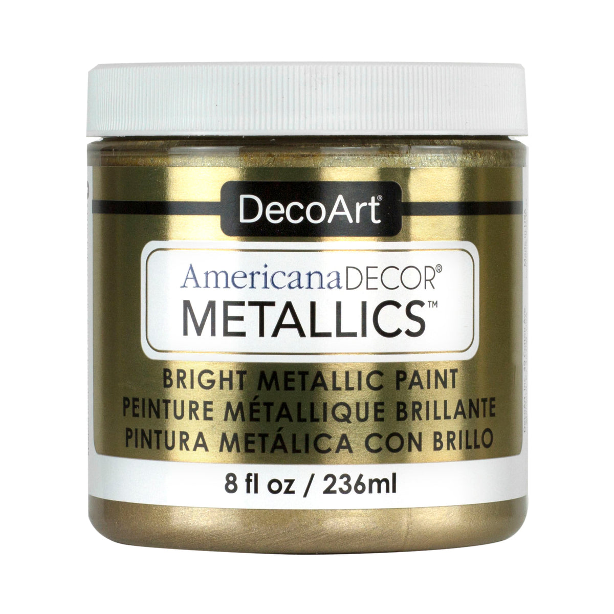 DECOR METALLICS 8oz CHAMPAGNE GOLD