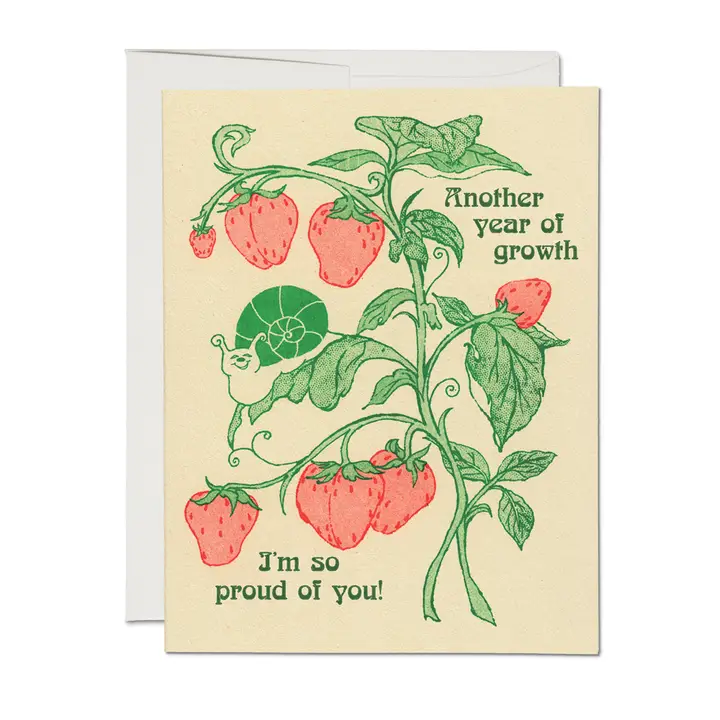 GREETING CARD - ANOTHER YEAR OF GROWTH