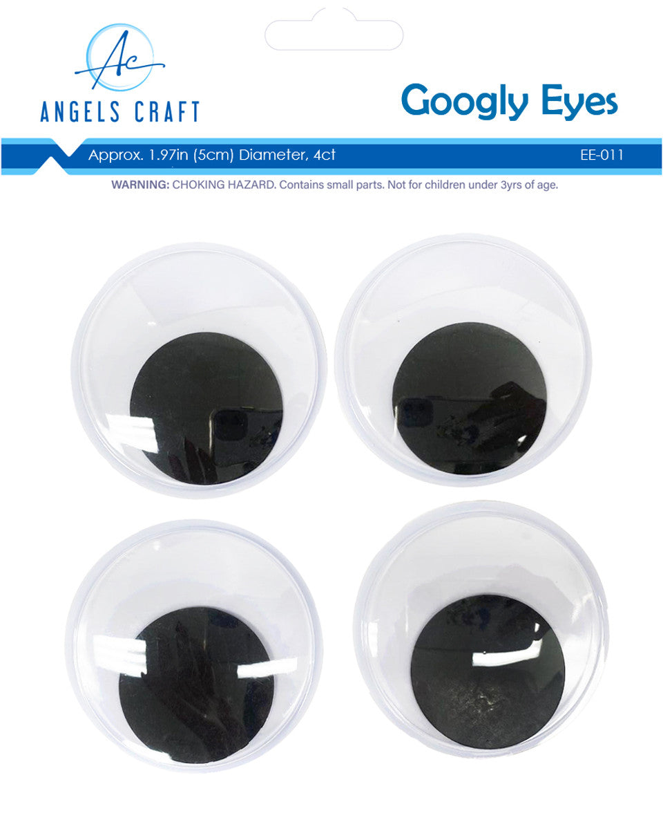 WIGGLES EYES APPROX 5CM (4CT)