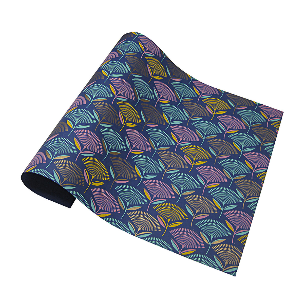 FAN FLOWERS - PINK/ AQUA/ GOLD/ YELLOW